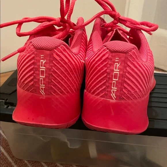 NikeCourt Vapor 11 Shoes Womens Sz 8.5 Pink Tennis Athletic Sneakers DR6965-600 - Picture 7 of 9